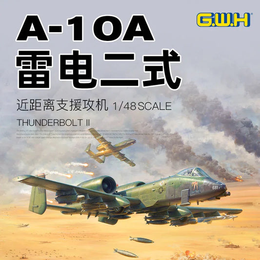 GreatWall L4825 1/48 A-10A Thunderbolt II Close Air Support Attack Aircraft - ModelHives