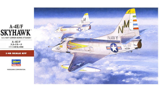 HASEGAWA HA07221 1/48 A-4E/F Skyhawk Attack Aircraft Assembly Model Kit