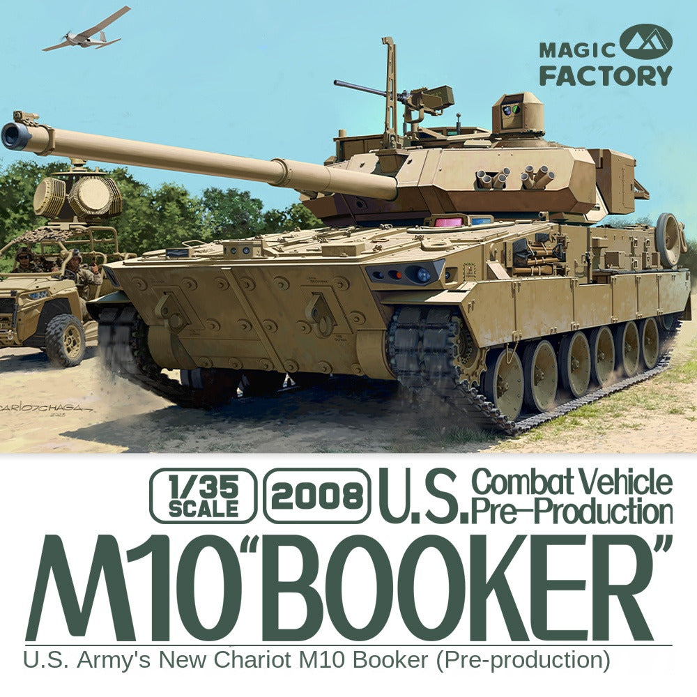 MAGIC FACTORY 2008 1/35 U.S Combat Vehicle Pre-Production M10 Booker Model KIt