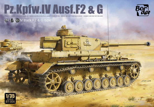 Border BT-004 1/35 German Pz.Kpfw.IV Ausf.F2&G