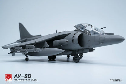 UMa D1001 1/48 US AV-8B Harrier II Plus Aircraft Assemble Plastic Model Kit