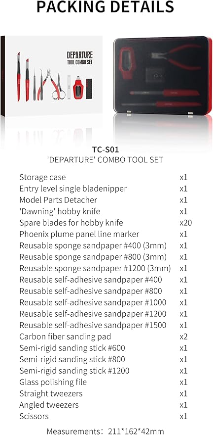 Explore this DSPIAE TC-S01 DEPARTURE TOOL COMBO SET