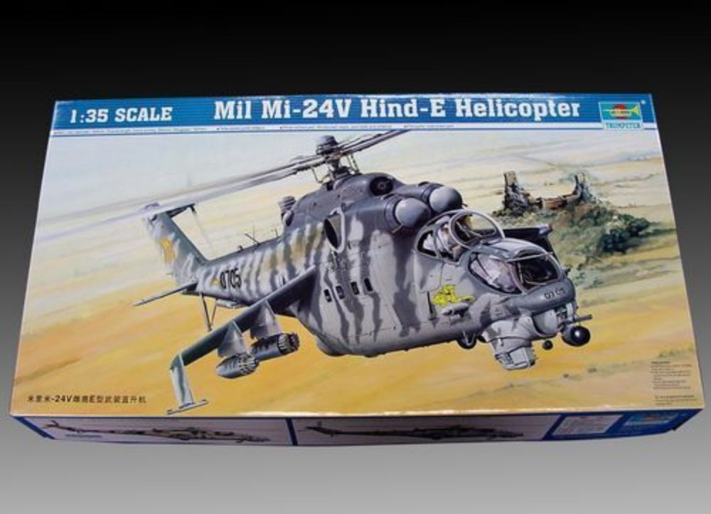 Trumpeter 1/35 05103 Mil Mi-24V Hind-E Helicopter