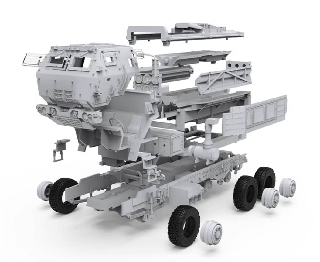 MENG 72-004 1/72 U.S. M142 'HIMARS' High Mobility Artillery