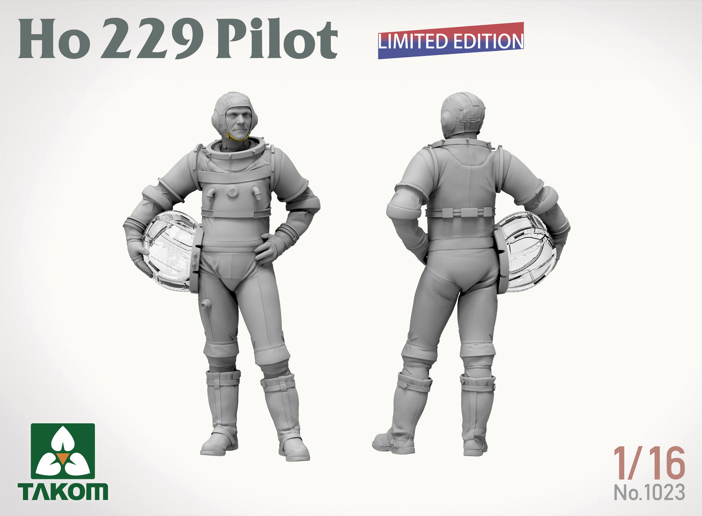 TAKOM 1023 1/16 (No Original Box),Horten Ho229 Pilot Model