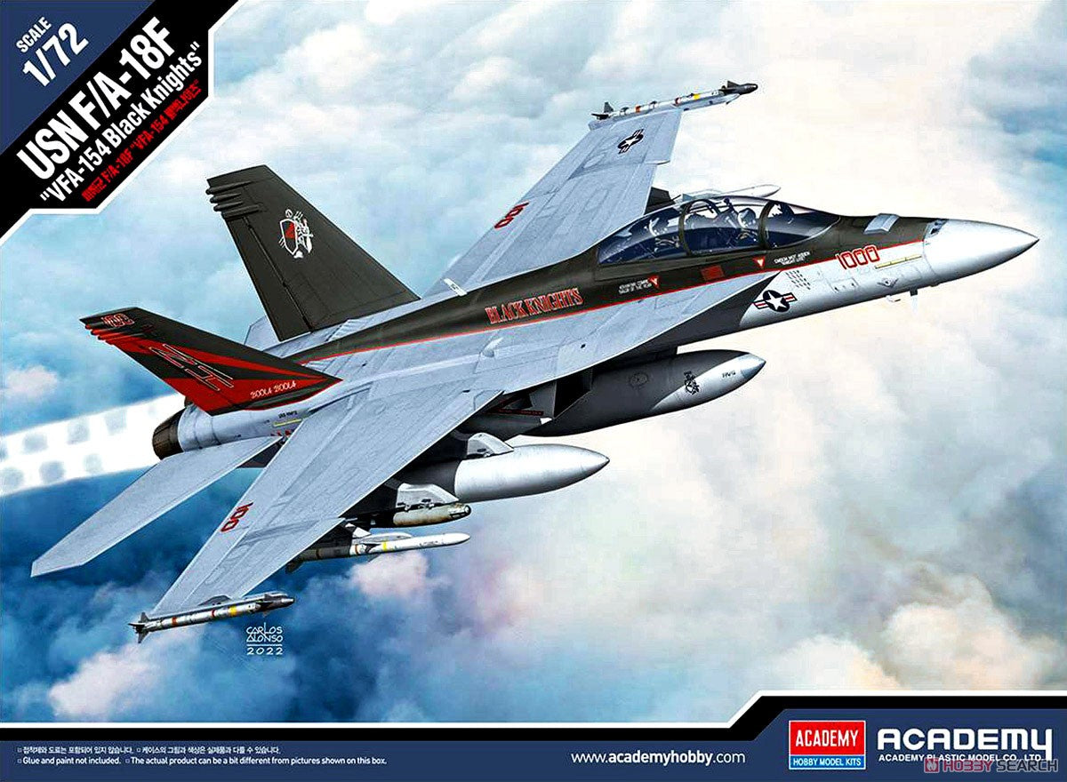 Academy 12577 1/72 USN F/A-18F `VFA-154 Black Knights`  "Plastic model¡±