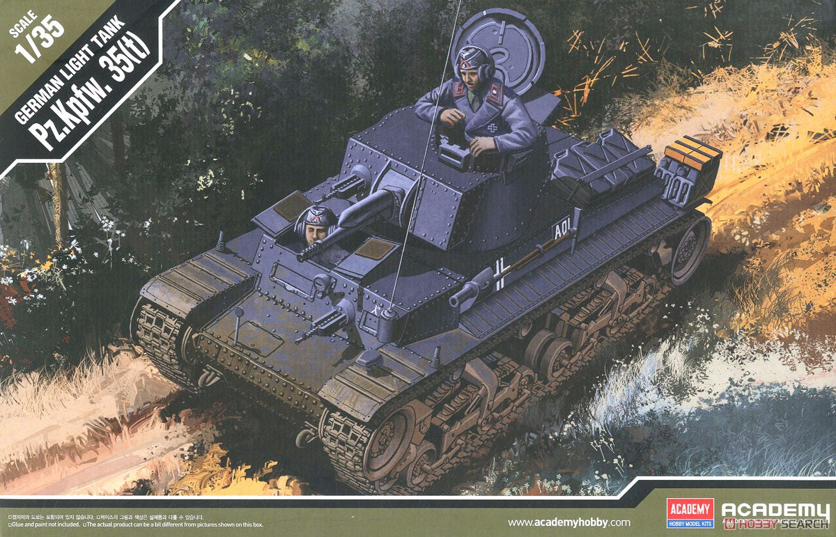ACADEMY AC13280 1/35 German Light Tank Pz.Kpfw. 35 "t¡± Assembled model kit