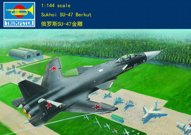 Trumpeter 01324 1/144 Sukhoi SU-47 Berkut Model kit