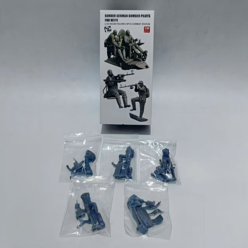 Explore this Border BR-008 1/35 Pilots Resin Figures Combat Status(5pcs) For He 111H-6 BF-018