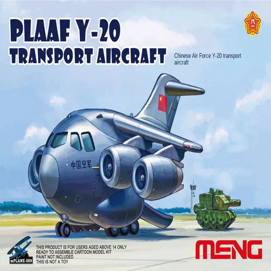 MENG mPLANE-009 PLAAF Y-20 TRANSPORT AIRCRAFT 2020 NEW - ModelHives