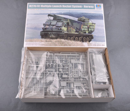 Trumpeter 01048 1/35 M270/A1 Mutiple Launch Rocket System-Norway