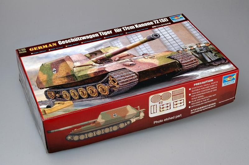 Trumpeter 1/35 00378 Geschutzwagen Tiger fur 17cm K72