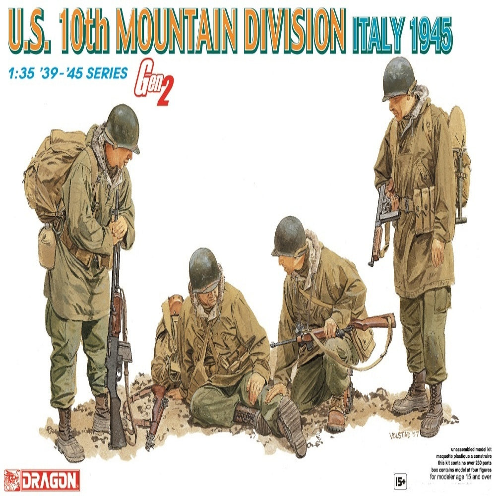 DRAGON 1/35 6377 U.S. Army 10th Mountain Division (Italy 1945)