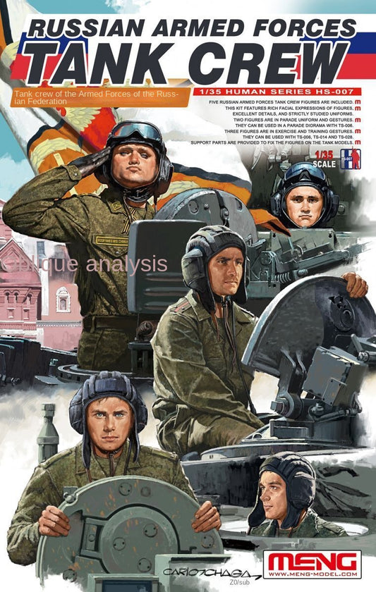 Meng 1/35 Model HS-007 Russian Armed Forces Tank Crew