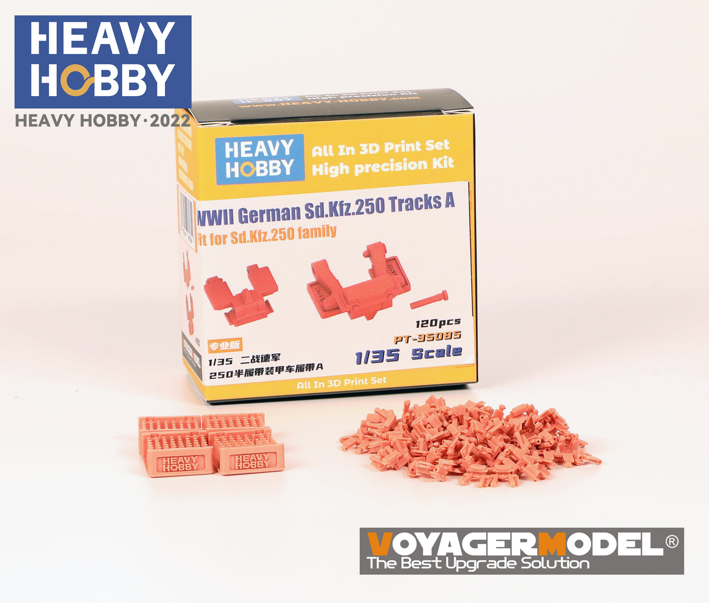 Heavy hobby PT-35085 WWII German Sd.Kfz.250 Tracks A 1:35