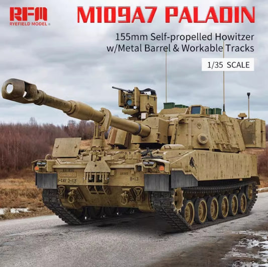Ryefieldl RM-5129 1/35 M109A7 PALADIN 155mm Self-Propelled Howitzer