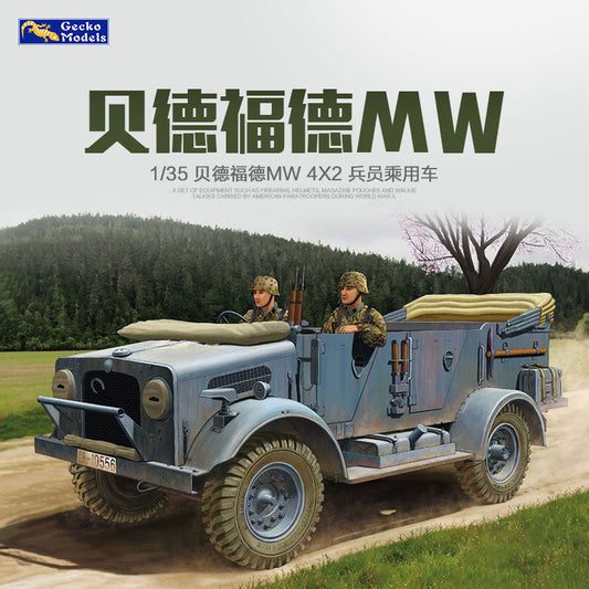 Gecko 35GM0032 1/35 German Bedford MW 4x2 Beutewagen (Plastic model) ModelHive