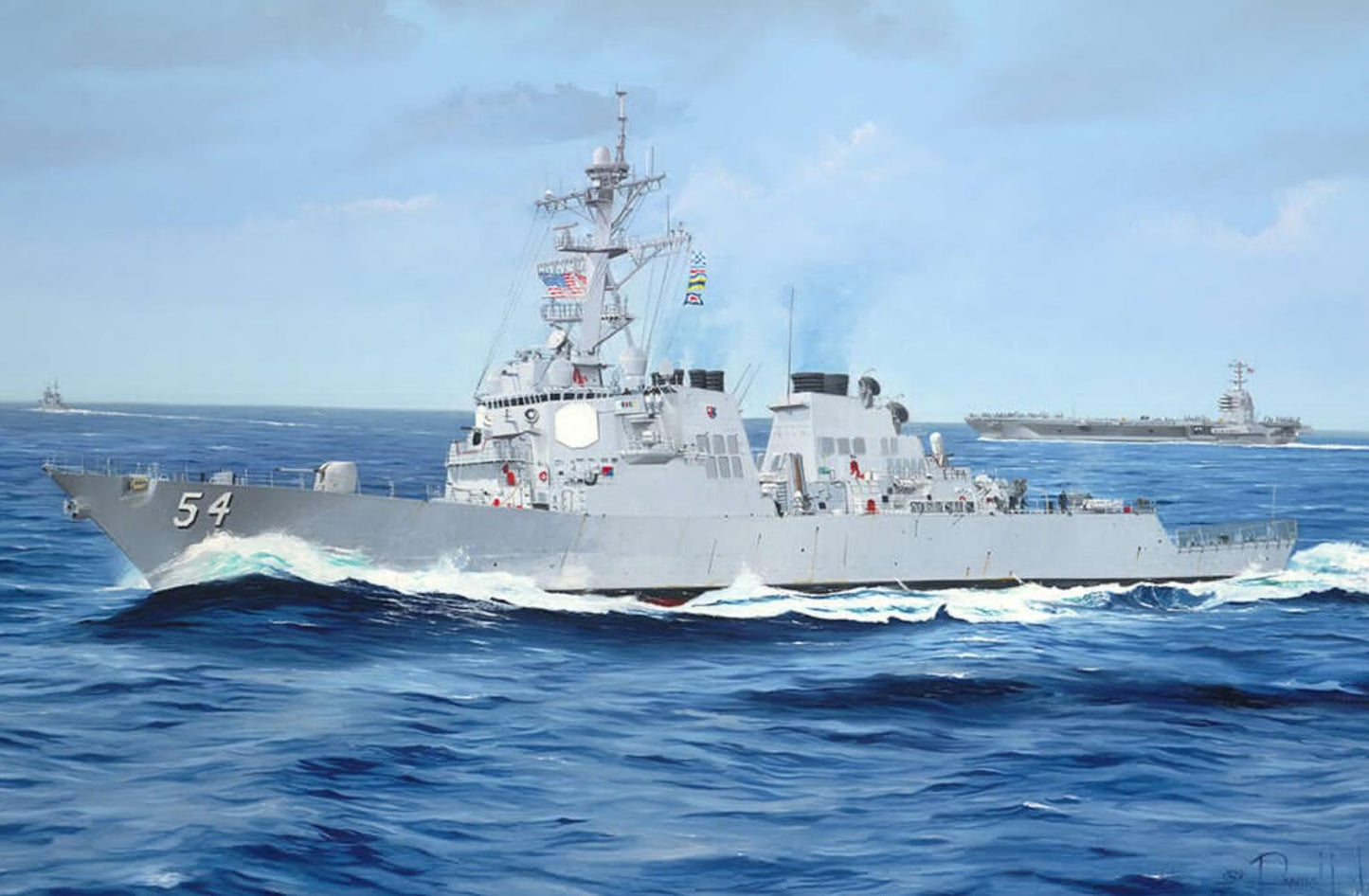 I Love Kit Trumpeter 62007 1/200 USS CURTIS WILBUR DDG-54 Model Kit