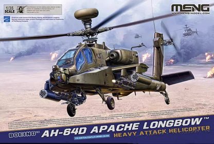 Discover the MENG QS-004 AH-64D APACHE 1/35 model kit 