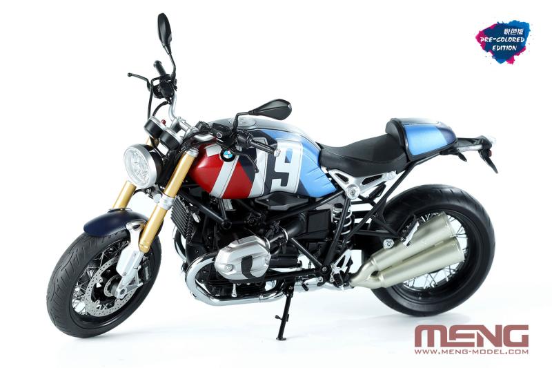 MENG MT-003T 1/9 R NineT Option 719 Mars Red/ Cosmic Blue Pre-Coloured