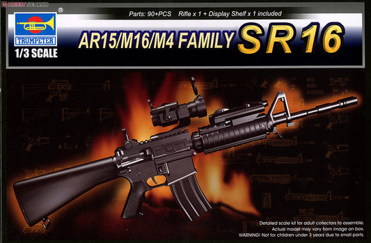 Trumpeter 01912 1/3 World Weapon Series SR16 model kit