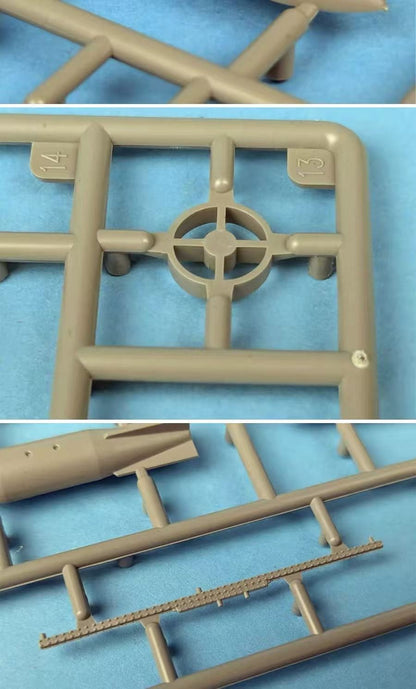 Collect Model UA72216 1/72 Scale German Luftwaffe Weapon Set 1 Plastic model