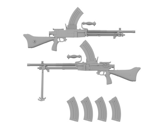 Rheinmetall 35078 1/35 Type 96 Light Machine Gun (4 with PE straps)
