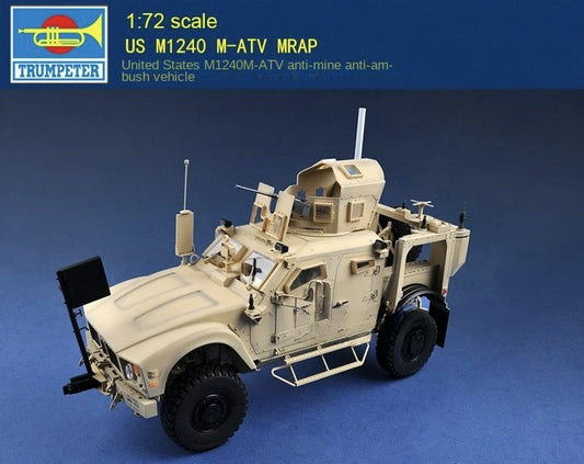 Trumpeter 07413 1:72 US M1240 M-ATV MRAP Model Kit