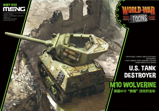 MENG WWT-020 US Tank Destroyer M10 Wolverine Model Building Kit