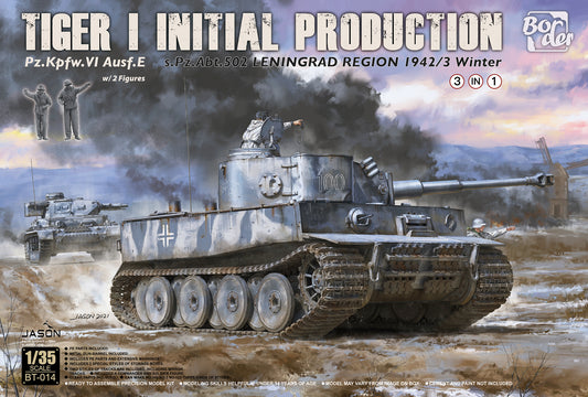 Border BT-014 1/35 Tiger I Initial Production s.Pz.Abt.502 Leningrad Region 1942