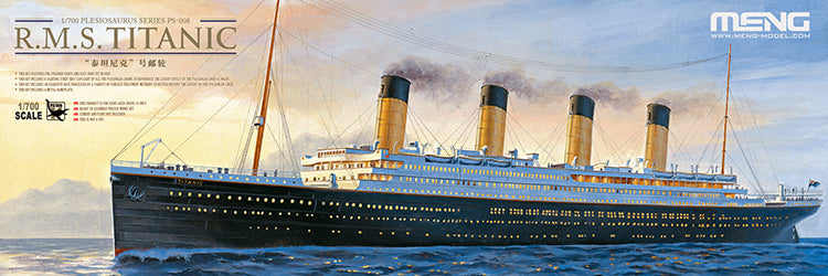 MENG PS-008 1/700 plesiosaurus series PS-008 R.M.S. TITANIC