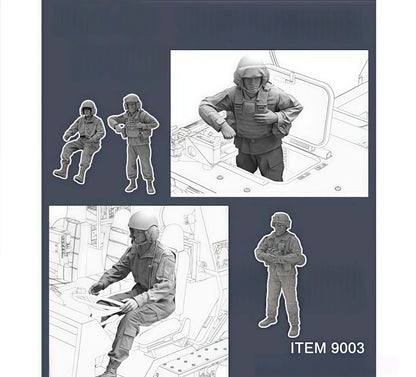 FORE ART 9003 1/72 3D-Printed CREW OF M142 HIMARS ROCKET LAUNCHER（2 SETS）