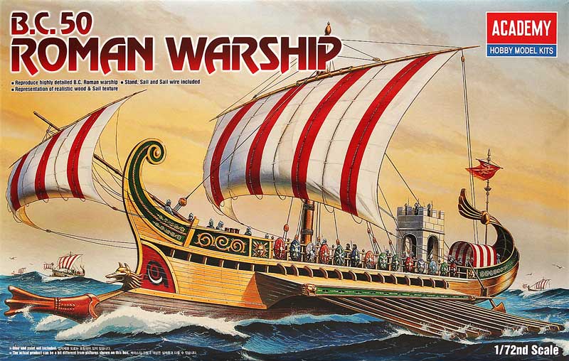 Academy 14207 1/72 Roman Empire Battleship  "B.C 50¡±  "Plastic model¡±