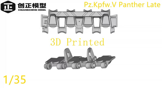 R-Model CZ35018 1/35  Pz.Kpfw.V Panther Late Tank Production 3D Printed Tracks