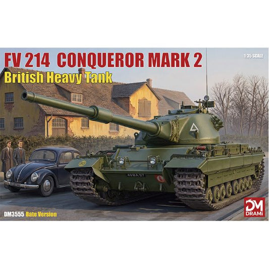 FV 214 Conqueror Mark 2 British Heavy 1/35 Tank Model Kit | DRAMI DM3555