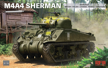 Shop the RYE FIELD RM5119 1/35 M4A4 Sherman Tank Model Kit. Limited stock available, act fast to secure yours and build an incredible model!
