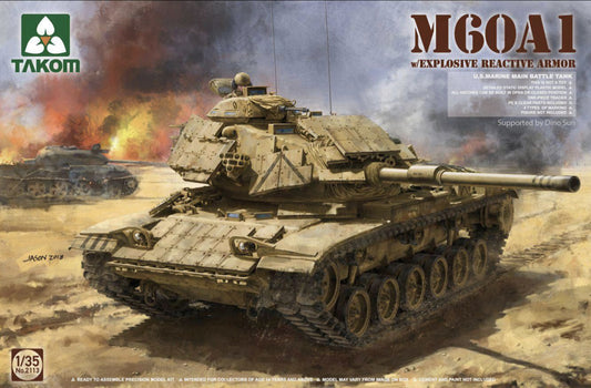 TAKOM 2113 1/35 M60A1 w/Explosive Reactive Armor Model Kit