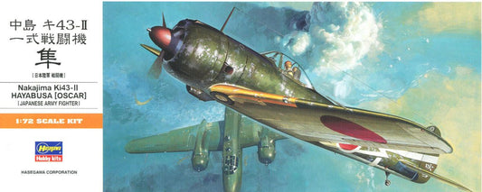 HASEGAWA HA00131 1/72 Nakajima Ki43-II Hayabusa (Oscar) (Plastic model)