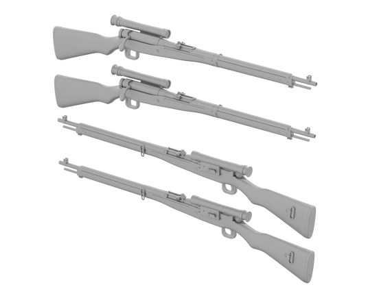 Rheinmetall 35076 1/35 Type 99 Sniper Variant (4 with PE straps)