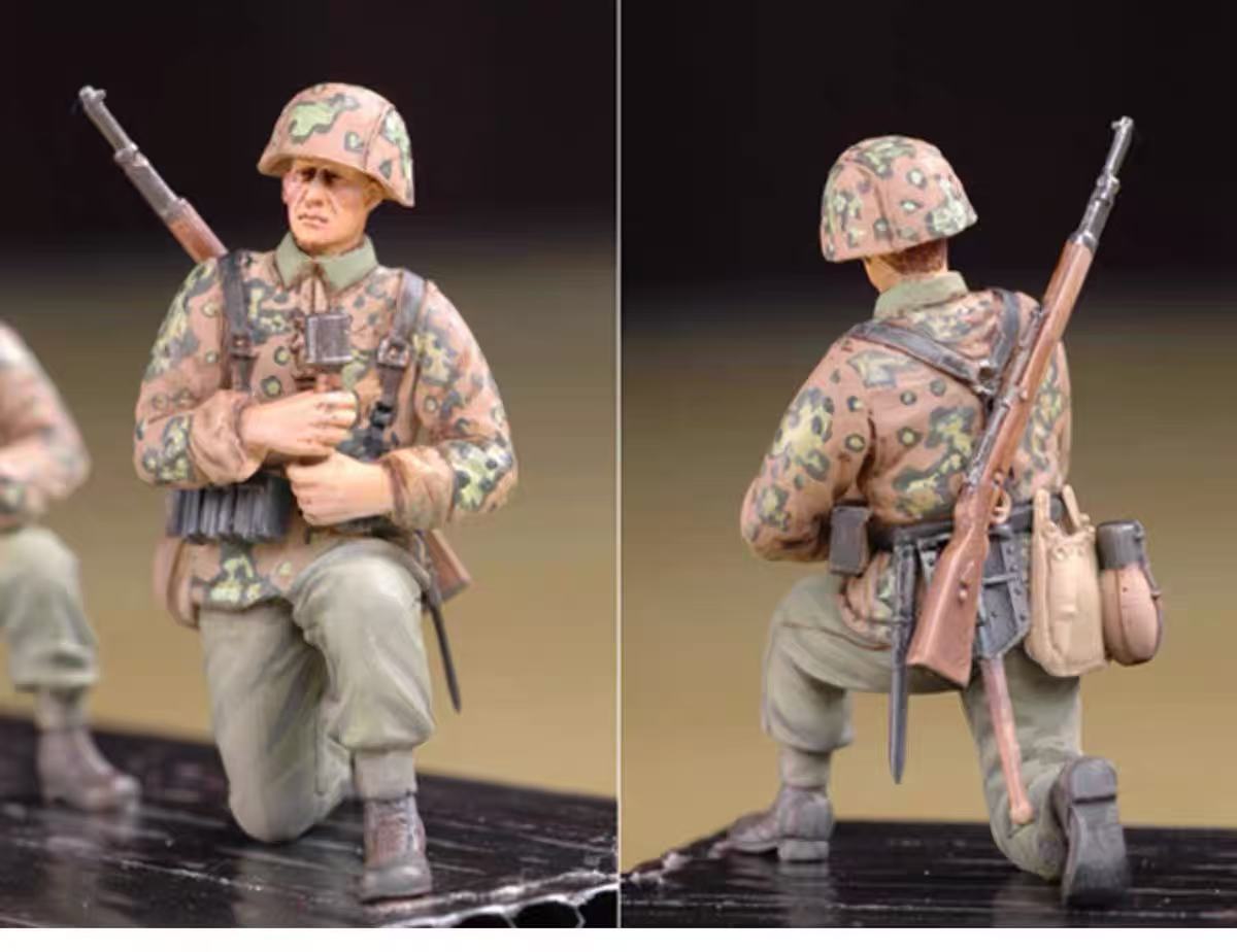 Trumpeter 00405 1/35 scale ARMED SS ASSAULT TEAM PLASTIC MODEL kit