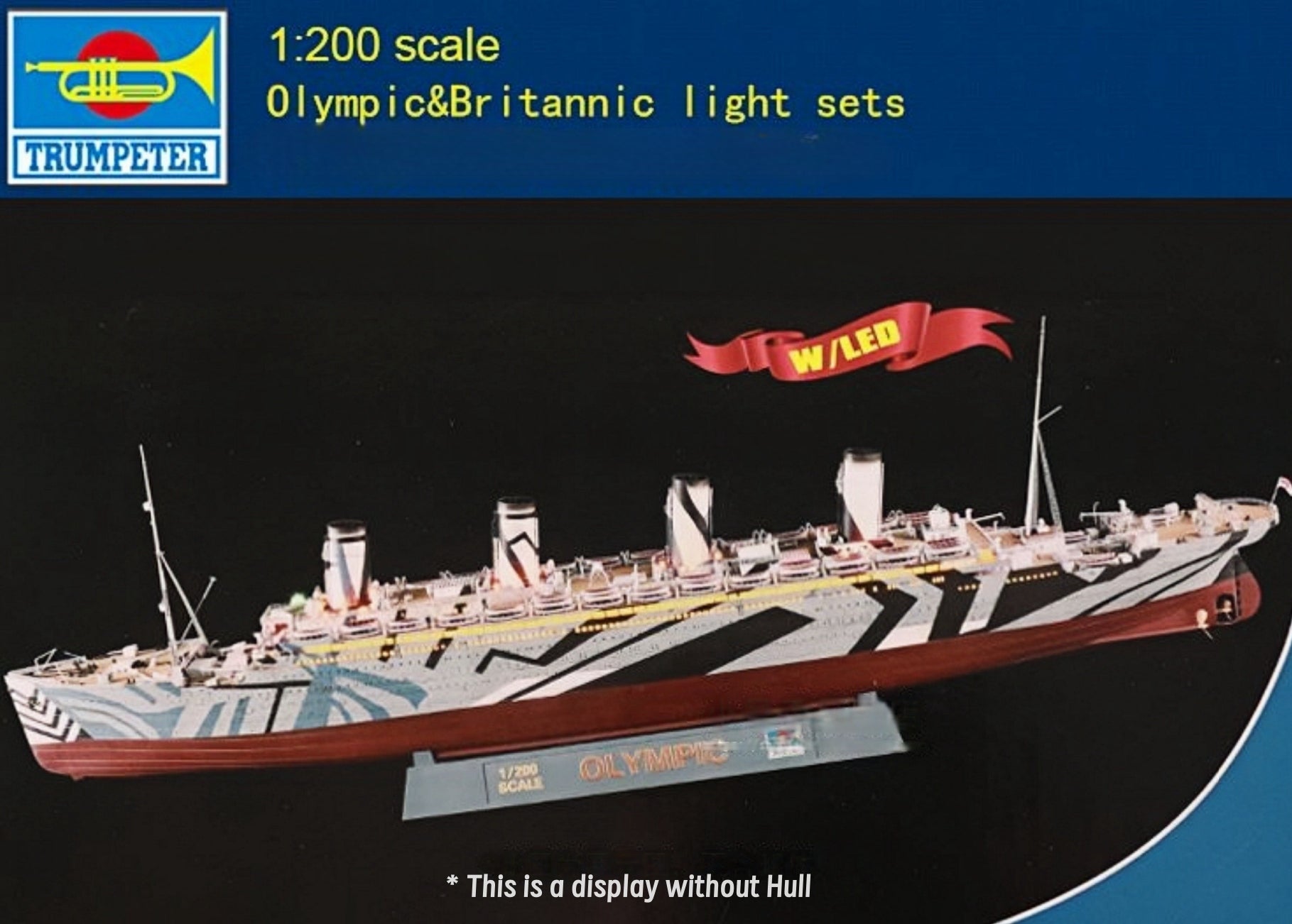 Trumpeter 06655 1:200 Olympic&Britannic light Sets  "NO Hull"