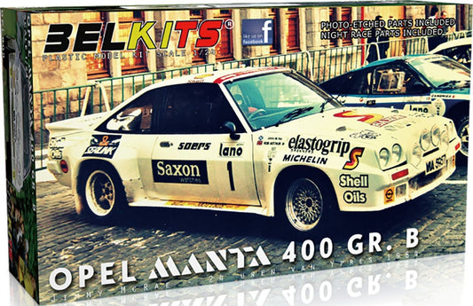 BELKITS BEL009 1/24 Manta 400 Gr.B 1984 Ypres Rally 24h (Model Car)