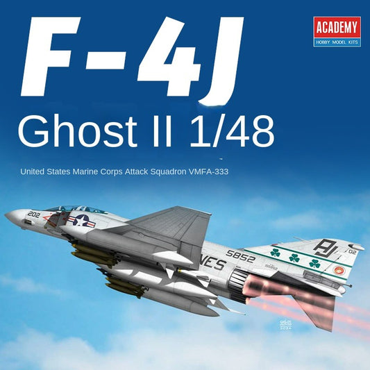 Academy AC12356 1/48 F-4J PhantomII `VMFA-333 Shamrocks Assemble Model Kit