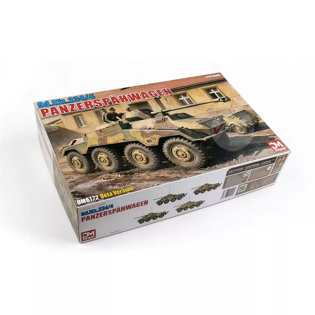 DRAMI DM6772 1/35 Sd.Kfz. 234/4 Panzerspähwagen '39-'45 Series Model kit