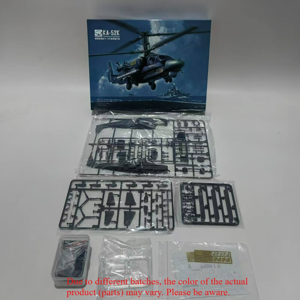 DREAM MODEL DM720032 1/72 Russian KA-52K Carrier-Based Helicopter Assembly Model