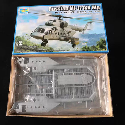 Details of Trumpeter 05855 1:48 Russian Mi-171Sh Hip Helicopter Assembly Model Kit