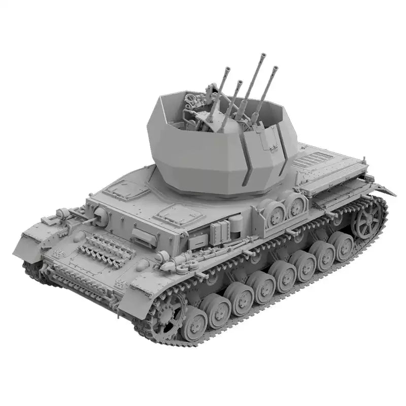 Flyhawk FH3030 1/72 German Flakpanzer IV Wirbelwind Tank Model Kit