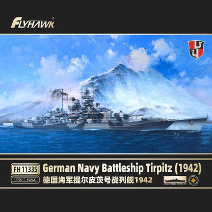 Flyhawk FH1133S 1/700 German Navy Battleship Tirpitz(1942) Deluxe Edition Kit