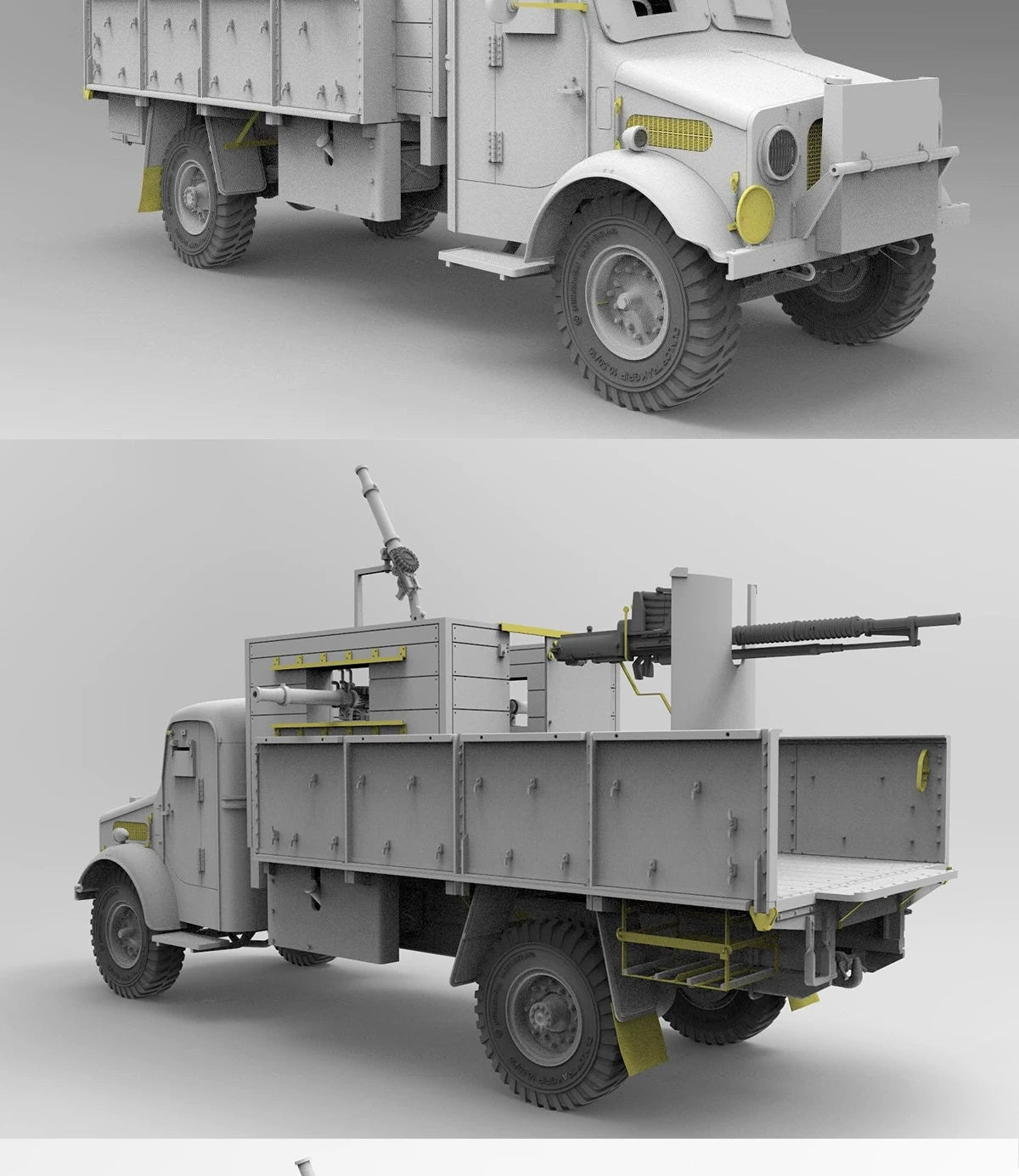 Gecko Models 35GM0154 1/35 Bedford OYD Armadillo Mk.III Armoured Truck Model Kit