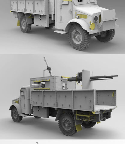 Gecko Models 35GM0154 1/35 Bedford OYD Armadillo Mk.III Armoured Truck Model Kit